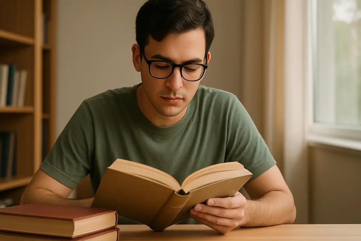 Brigzen leyendo - imagen creada con IA